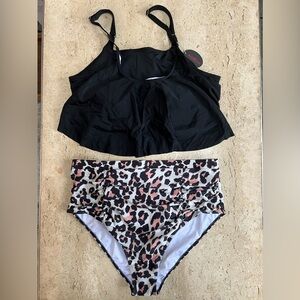 Avid Love Womens’s 2 Piece Bikini Swimsuit Size 3x-really XL- 18